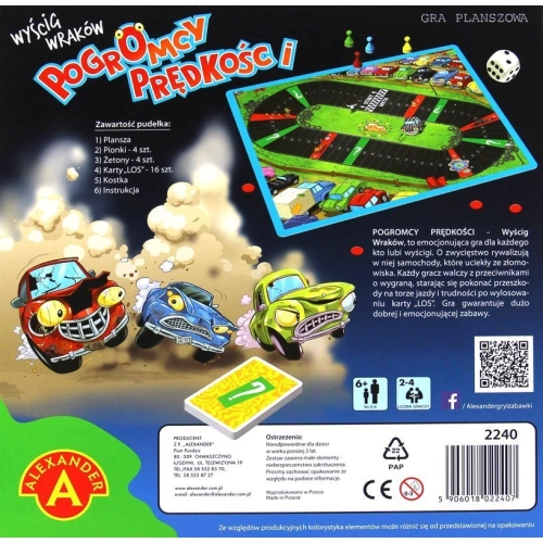 Gra Planszowa Pogromcy Prędkości.